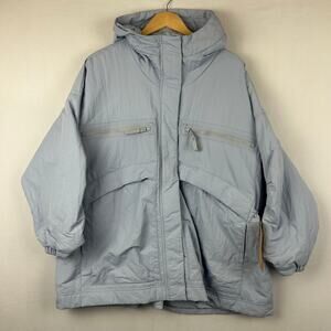 Free People Oversize Billie Boxy Puffer Jacket Powder Blue Women's Size XS/S